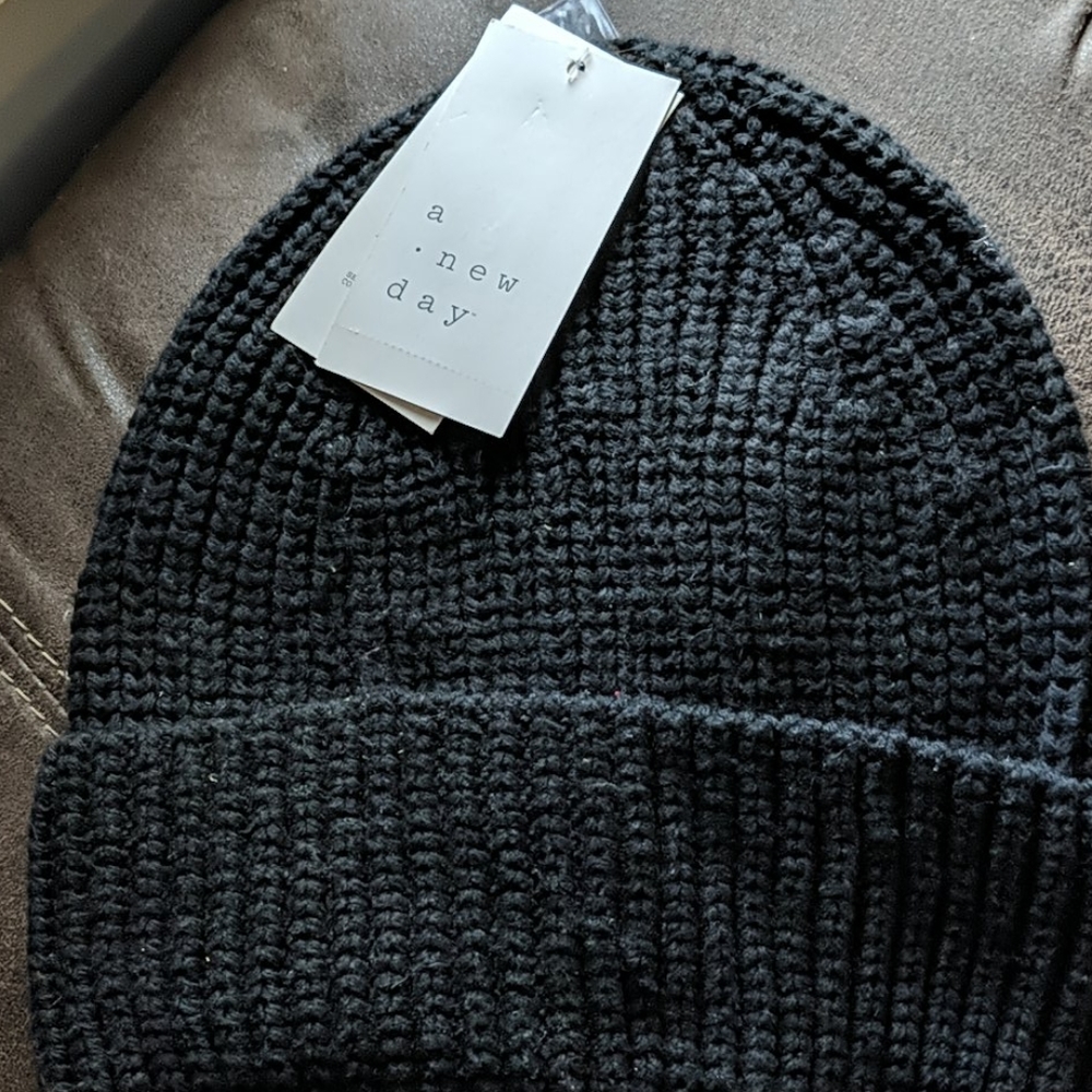 Black Beanie A New Day NWT